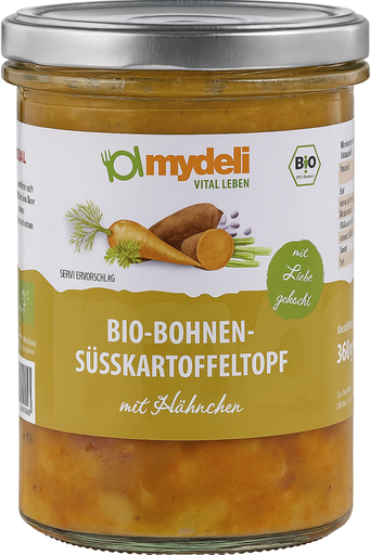 [569619] Bio Bohnen-Süßkartoffeltopf mit Hühnchen